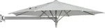 Ampelschirm &Oslash; 245 cm Grau-Silber mit Dreh- & Neigungsfunktion Sonnenschirm -