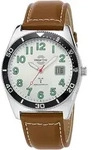 Master Time MTGA-10856-41L Herren-Armbanduhr Funk Super Power Braun - Silber
