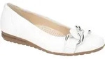 Gabor 82.625 Ballerinas - Damen Halbschuhe - Slipper wei&szlig; Freizeit NEU - Wei&szlig;...