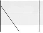 vidaXL Ground Fix Geschwei&szlig;ter Drahtzaun 50 x 1,5 m (B x H) - Grau