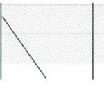 vidaXL Ground Fix Geschwei&szlig;ter Drahtzaun 10 x 1,6 m (B x H) - Gr&uuml;n