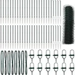 vidaXL Schwei&szlig;drahtzaun mit Spikes 100 x 0,8 m (B x H) - Gr&uuml;n