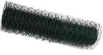 vidaXL Hexagonzaun Gr&uuml;n 0,4 x 50 m PVC - Gr&uuml;n