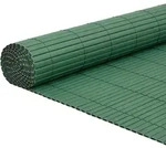 vidaXL Gartenzaun Doppelseitig Gr&uuml;n 1,8x5 m PVC - Gr&uuml;n