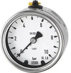 Riegler Manometer, CrNi-Stahl, G 1/4 hinten zentrisch, 0 - 16,0 bar, &Oslash; 63