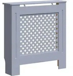 vidaXL MDF Heizk&ouml;rperverkleidung Grau 78 cm - Grau