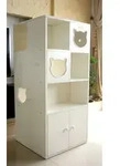 CatS Design Kratzbaum Katzenspielturm xxl gro&szlig;e Katzen stabil Mini Schrank BS2...