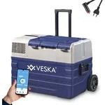 Kompressor K&uuml;hlbox elektrisch, K&uuml;hltruhe mit APP-Steuerung, USB-Anschluss,