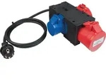 Benning Messadapter[ Schutzkontakt-Stecker - CEE-Cara-Kupplung CEE-Kupplung] 3-fach