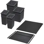 Ninka Abfalltrennsystem eins2vier KB 600 mm, Seitenst&auml;rke 16 mm H&ouml;he 275 mm...