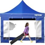 VEVOR 304,8 x 304,8 cm Pop-Up Pavillon, Outdoor Patio Gazebo Zelt mit abnehmbaren