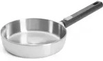 Woll, Logic Steel Flachpfanne, &Oslash; 20 cm, 5 cm hoch, mit abnehmbarem Stiel, Induktion