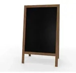 ALLboards Kundenstopper mit lackiertem Holzrahmen 100x60cm, Werbetafel,