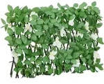 vidaXL Rankgitter mit K&uuml;nstlichem Efeu 5 Stk. Erweiterbar 180x30 cm - Gr&uuml;n