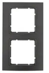 Berker 10123005, Schwarz, Aluminium, Schraubenlos, Berker, Matte, 1 St&uuml;ck(e) -