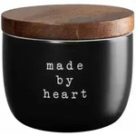 ASA Marmeladendose, made by heart d. 10 cm, h. 8,4 cm, 0,25 l. - Schwarz