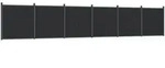 vidaXL Zaunelement Grau 1045x186 cm WPC - Grau