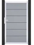Einzeltor GroJa BasicLine Premium DIN universal vormontiert ohne Pfosten Rahmen