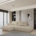 Masseno Ecksofa FLUMA L-S mit Schlaffunktion L-Form, Sofa mit Bettkasten,