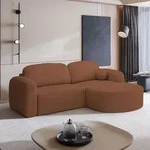 Masseno Ecksofa AMILIA R-S mit Schlaffunktion L-Form, Sofa mit Bettkasten,