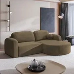 Masseno Ecksofa AMILIA M mit Schlaffunktion L-Form, Sofa mit Bettkasten,