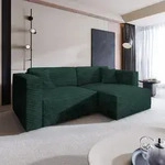 Masseno Ecksofa NERIO T mit Schlaffunktion L-Form, Sofa mit Bettkasten,