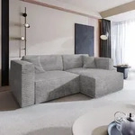 Masseno Ecksofa NERIO T mit Schlaffunktion L-Form, Sofa mit Bettkasten,