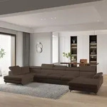 Masseno Ecksofa MONTIVA mit Schlaffunktion U-Form, Sofa mit Bettkasten,