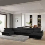 Masseno Ecksofa MONTIVA mit Schlaffunktion U-Form, Sofa mit Bettkasten,