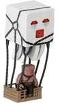 Minecraft Movie Ghast mit Feuerattacke (Actionfigur-Set mit Lichteffekten) - Wei&szlig;