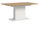 xonox.home Esstisch Esszimmertisch Motion wei&szlig;-braun Nachbildung 150x76x90cm - Braun