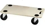 M&ouml;belroller 590 x 290 mm schwarze Rollen