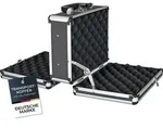 HMF 14411-02 Alu Werkzeugkoffer, Universalkoffer, doppelter Boden, 31 x 26 x 15...