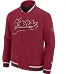 San Francisco 49ers Sateen Jacket - Rot - S