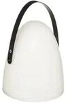 Gartenlampe CLEO LED IP44 Metall mit Griff Batteriebetrieben H. 30 cm &Oslash; 21 cm