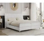 Boxspringbett 200x200 mit 2 Bettk&auml;sten Matratze und Topper, Polsterbett...