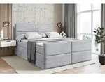 ALTDECOR Boxspringbett mit Fu&szlig;teil, 2 Matratzen und Topper - 180x200 cm -...