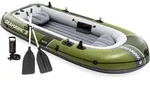 INTEX 66333NP Schlauchboot Seahawk 3 Set mit Paddel und Pumpe Paddelboot Boot - Gr&uuml;n