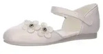 s.Oliver Spangenschuhe in weiss/weiss kombi, Gr. 31 - 31