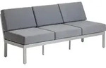 Dehner Loungebank Chicago, 3-Sitzer inkl. Sitzpolster, 195 x 79.5 x 76.5 cm...