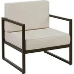 tectake&reg; Garten-Loungesessel Comosa, XXL-Polsterung - Braun