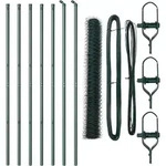 vidaXL Ground Fix Geschwei&szlig;ter Drahtzaun 10 x 1,2 m (B x H) - Gr&uuml;n