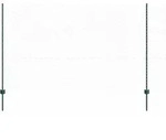 vidaXL Geschwei&szlig;ter Drahtzaun 50 x 1,4 m (B x H) - Gr&uuml;n