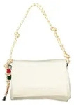 Elegante wei&szlig;e Damenschultertasche mit abnehmbaren Tr&auml;gern und F&auml;chern -...