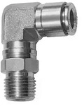 Riegler L-Steckverschraubung, drehbar, R 1/4 a., Schlauch-&Oslash; 10, ES 1.4404