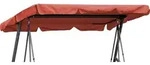 Hollywoodschaukel Dachbezug 200 x 145 cm Rotorange Wasserdicht | Universal Ersatzdach