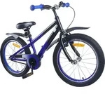vidaXL Kinderfahrrad 20 Zoll f&uuml;r 6-11 Jahre alt Blau Schwarz - Blau
