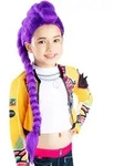 KPop Demon Hunters Per&uuml;cke Rumi Lila Lizenz-Per&uuml;cke f&uuml;r Kinder - Schwarz -
