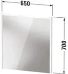 DURAVIT DC7076091910000 D-Code Spiegel, m.LED Bel., - Beige