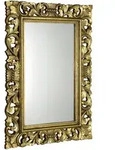 Sapho SCULE Rahmenspiegel, 80x120cm, Gold - Gold